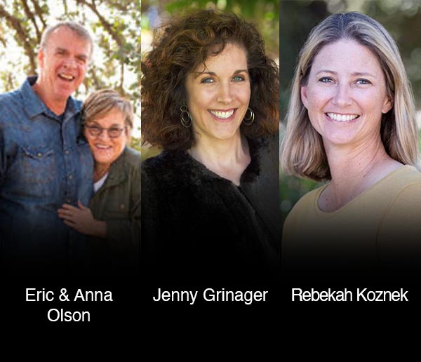 Eric & Anna Olson, Jenny Grinager & Rebekah Koznek