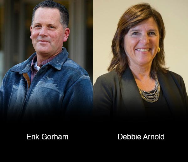 Erik Gorham and Debbie Arnold
